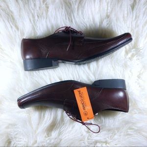 NEW Franco Leone Truly Italian Leather Bordo Shoes